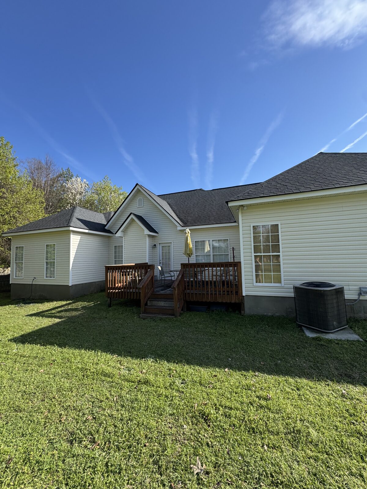 Home exterior after professional house wash