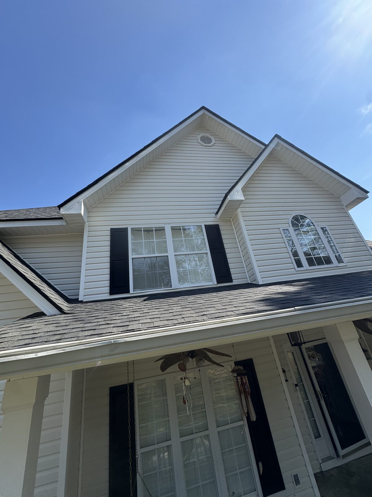 Restored curb appeal after exterior cleaning