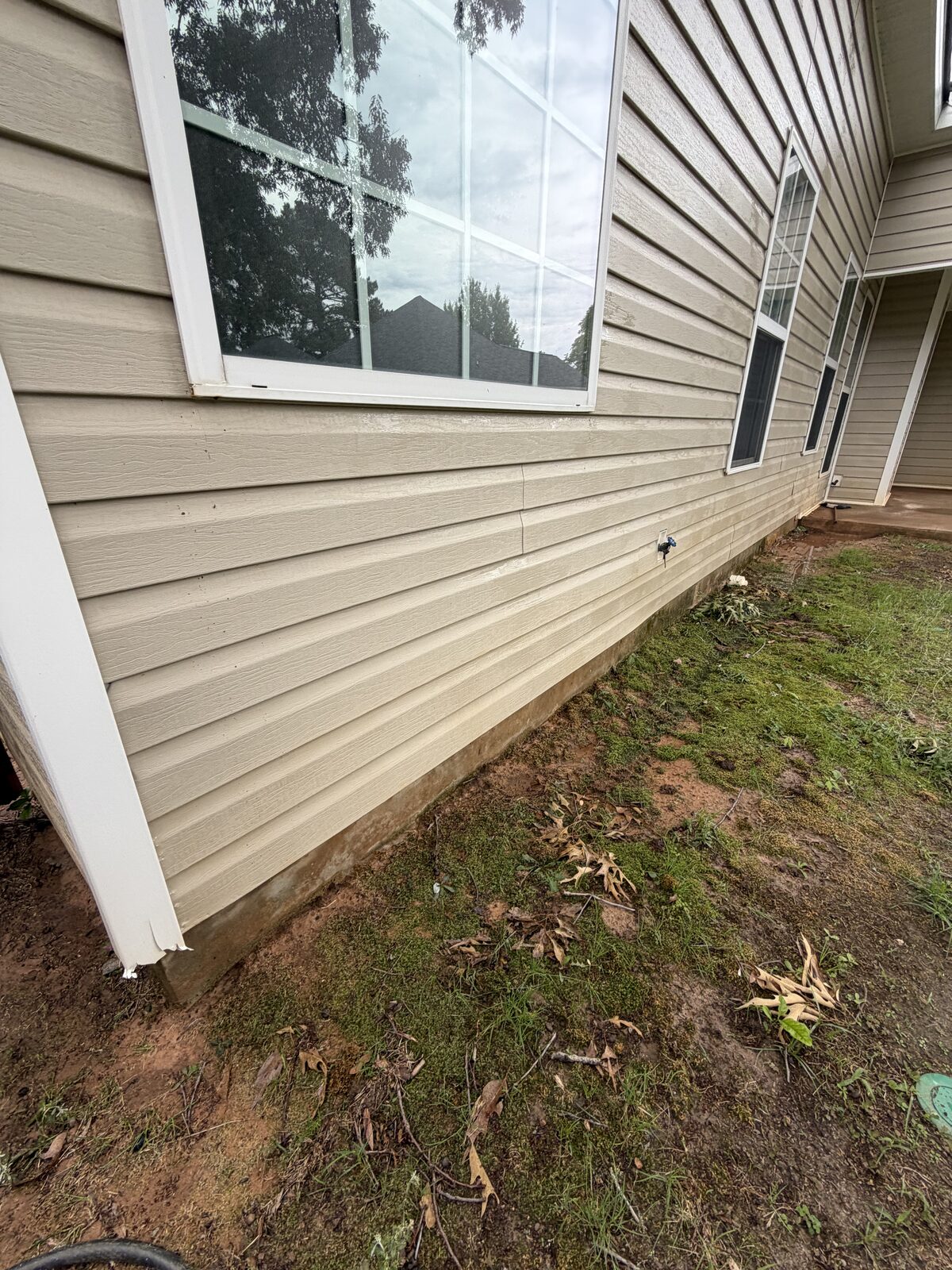 Vinyl siding cleaned, Macon GA